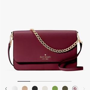 Kate Spade Burgundy Crossbody Bag